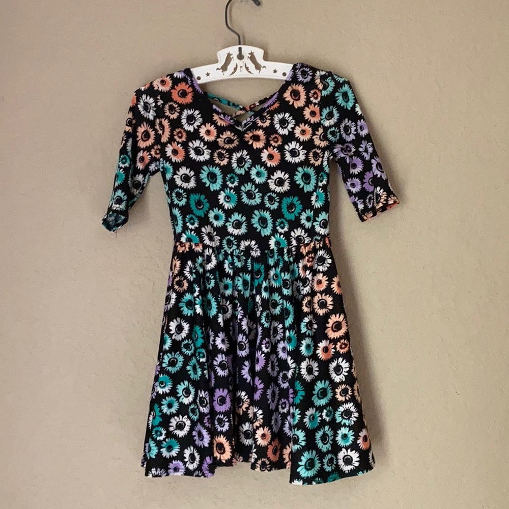 Dot Dot Smile Multicolor Sunflower Dress